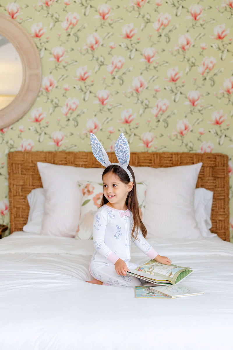 Noelle's Night Night Boardwalk Bunny With Palm Beach Pink - Born Childrens Boutique