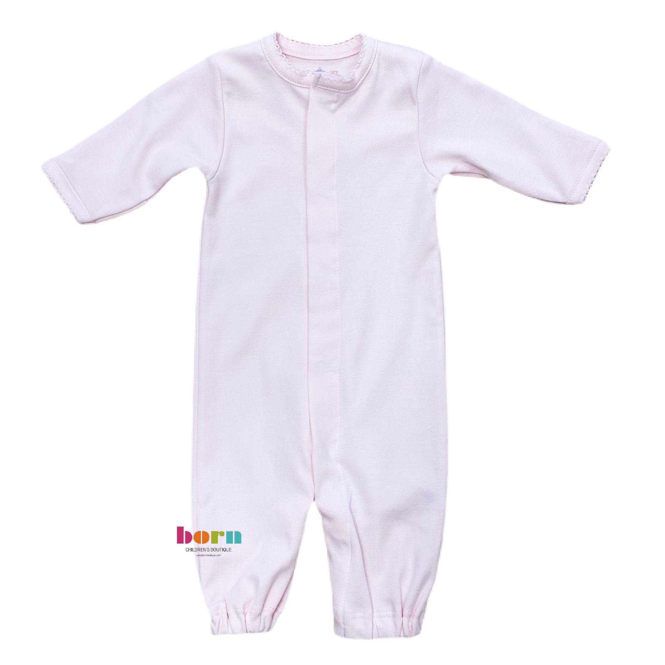 Pink Pima Converter Pink Trim - Born Childrens Boutique