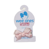 Wee Ones Powder Pink Bow - Born Childrens Boutique
