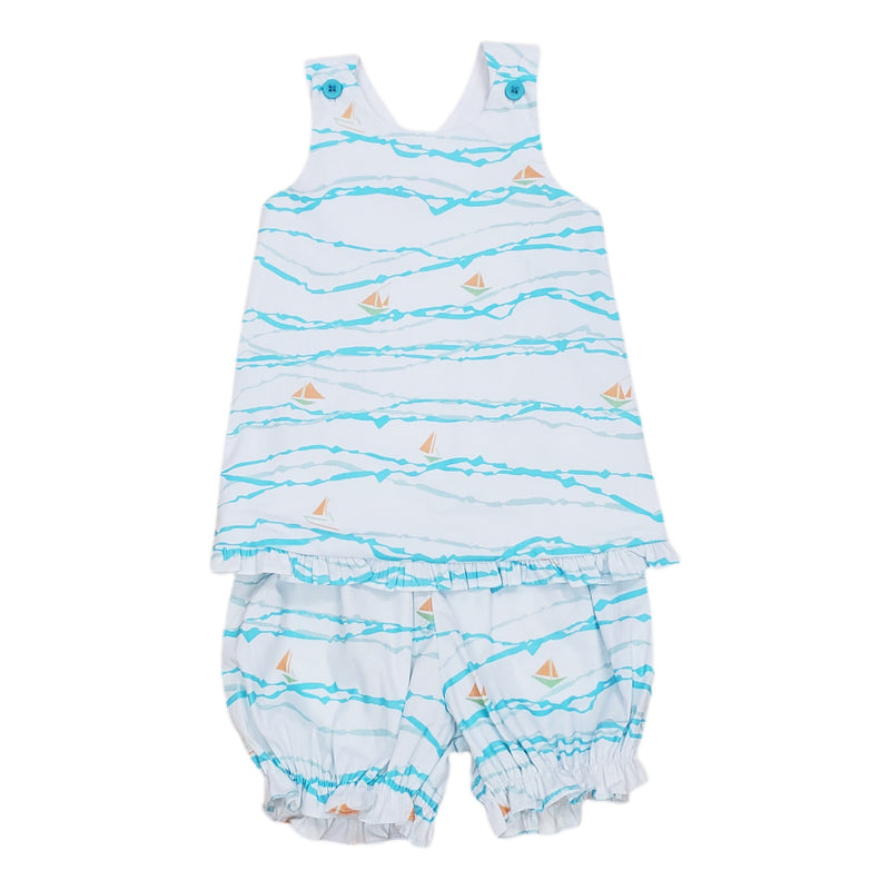 Lucy Sun Set Sea Salt Print - Born Childrens Boutique