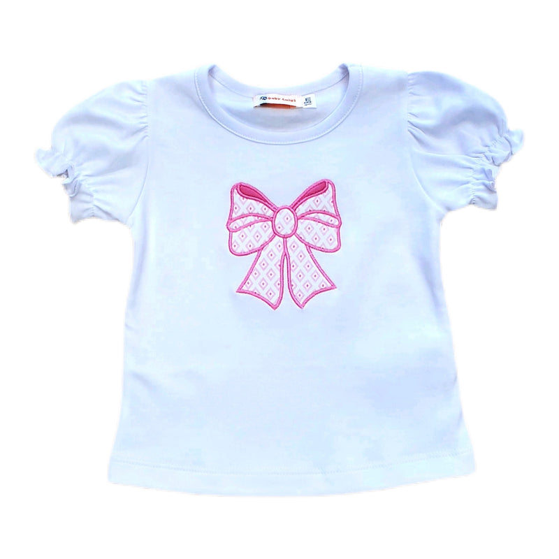 Girl Shirt Bow - Born Childrens Boutique