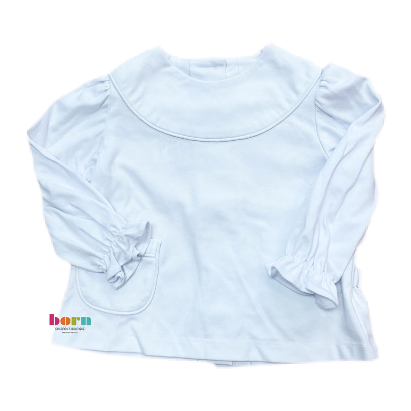 Knit Yoke Short Sleeve - Born Childrens Boutique