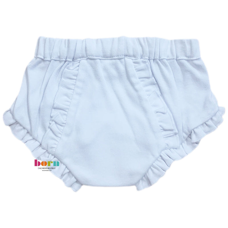 White Knit Bloomer - Born Childrens Boutique