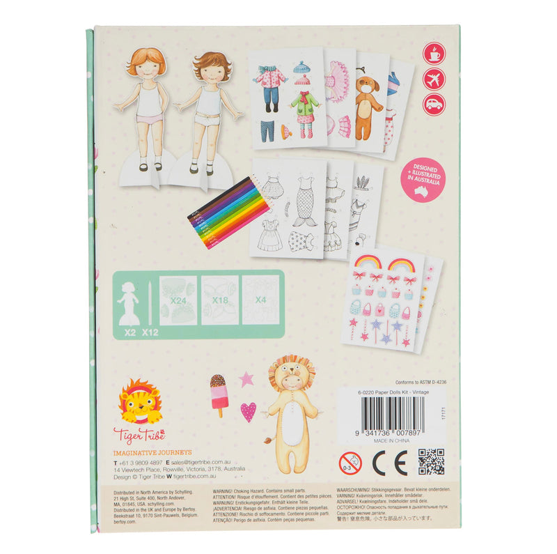 Vintage - Paper Dolls Kit - Born Childrens Boutique
