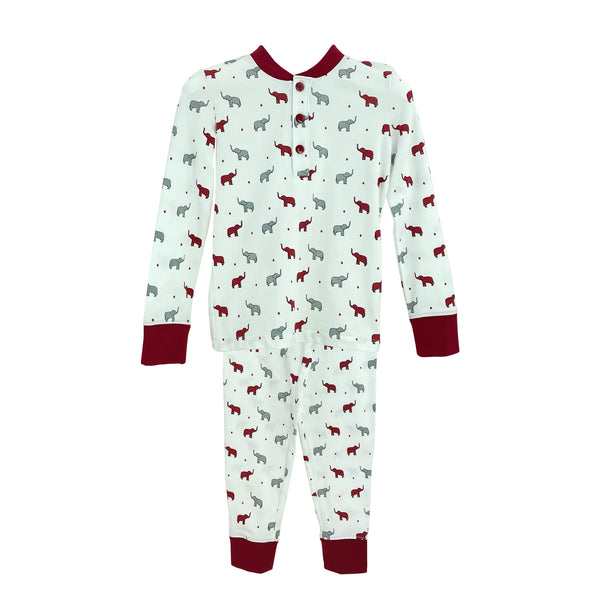 Elephant Boy Pajamas Set - Born Childrens Boutique