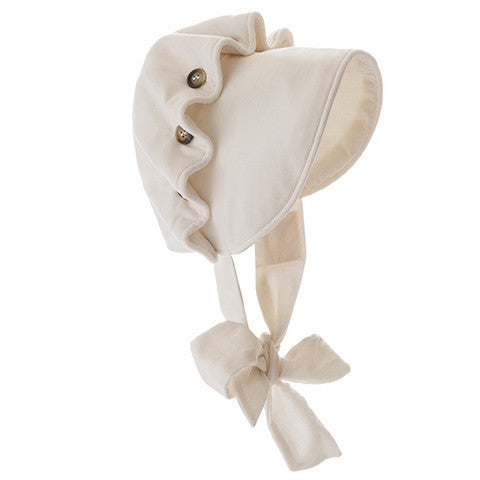 Beaufort Bonnet Palmetto Pearl Cord - Email to Order - Born Childrens Boutique