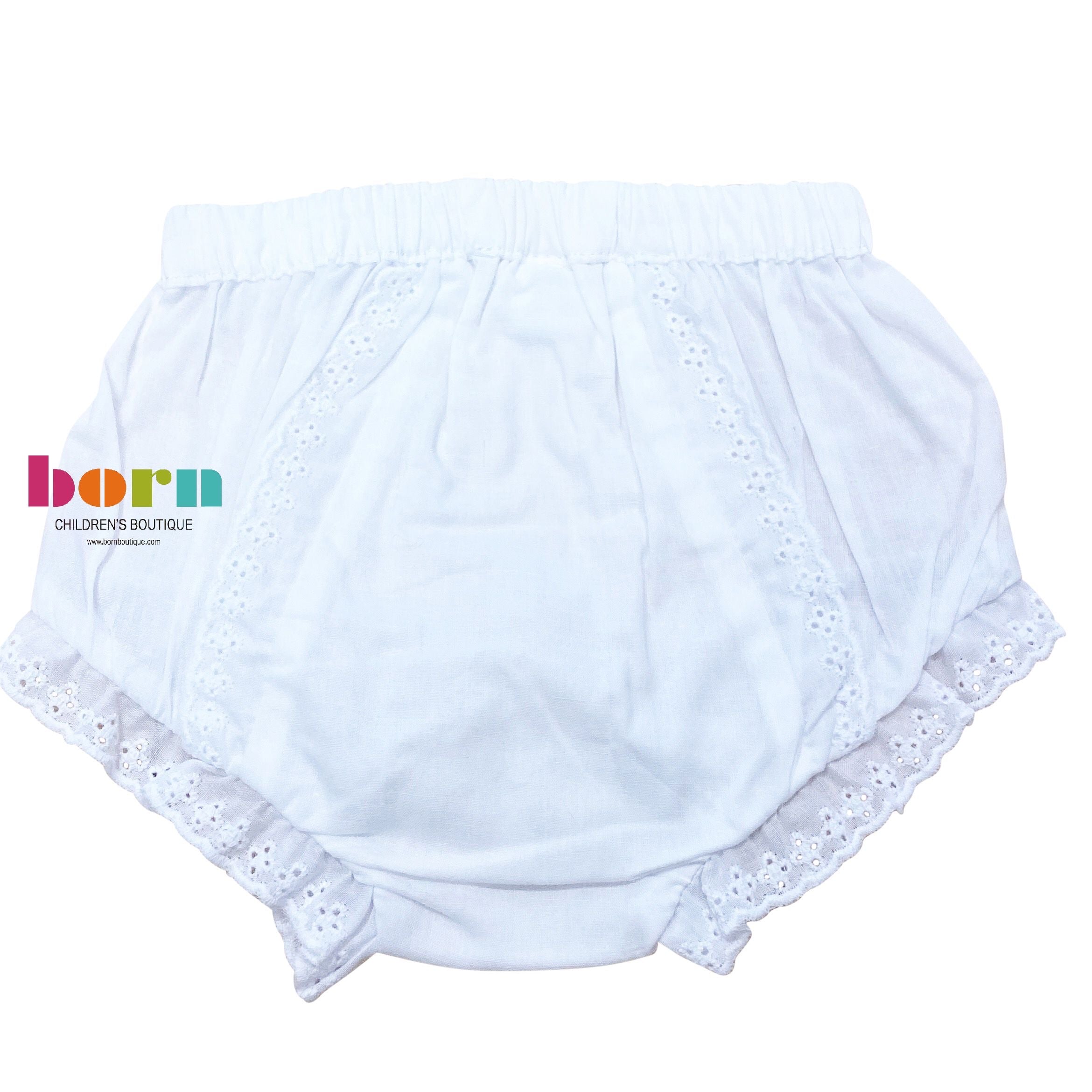 Eyelet Lace Bloomer - Born Childrens Boutique