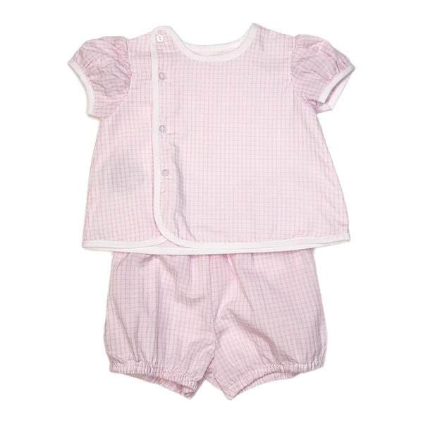 Baby Sen Pink Baylor Girl Bloomer Set - Born Childrens Boutique