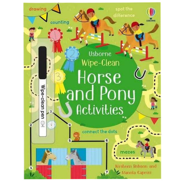 Wipe-Clean, Horse and Pony Activities - Born Childrens Boutique
