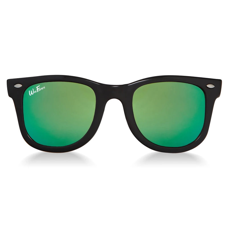 Polarized WeeFares, Black/Sea Green - Born Childrens Boutique