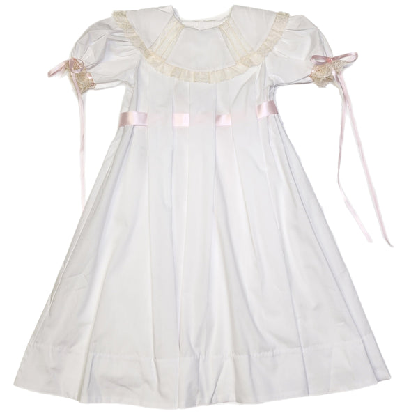 Phoenix & Ren Pink Juliana Dress - Pink Ribbons - Born Childrens Boutique