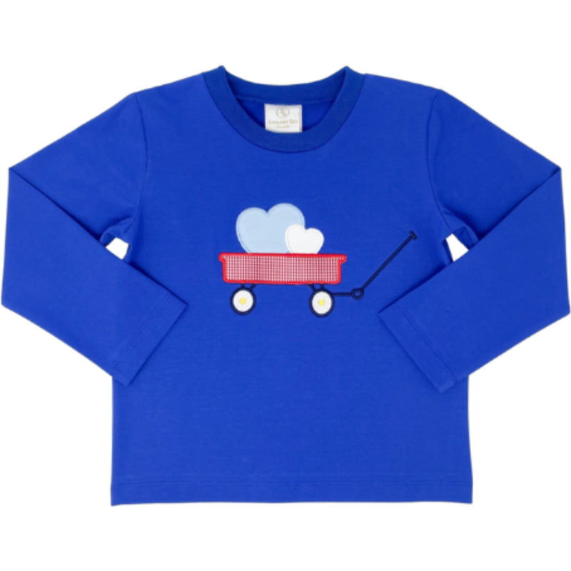 Pre-Order Preston T LS - Heart Wagon - Born Childrens Boutique