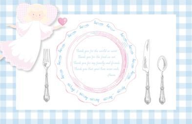 Every Day Placemat - Girl - Born Childrens Boutique