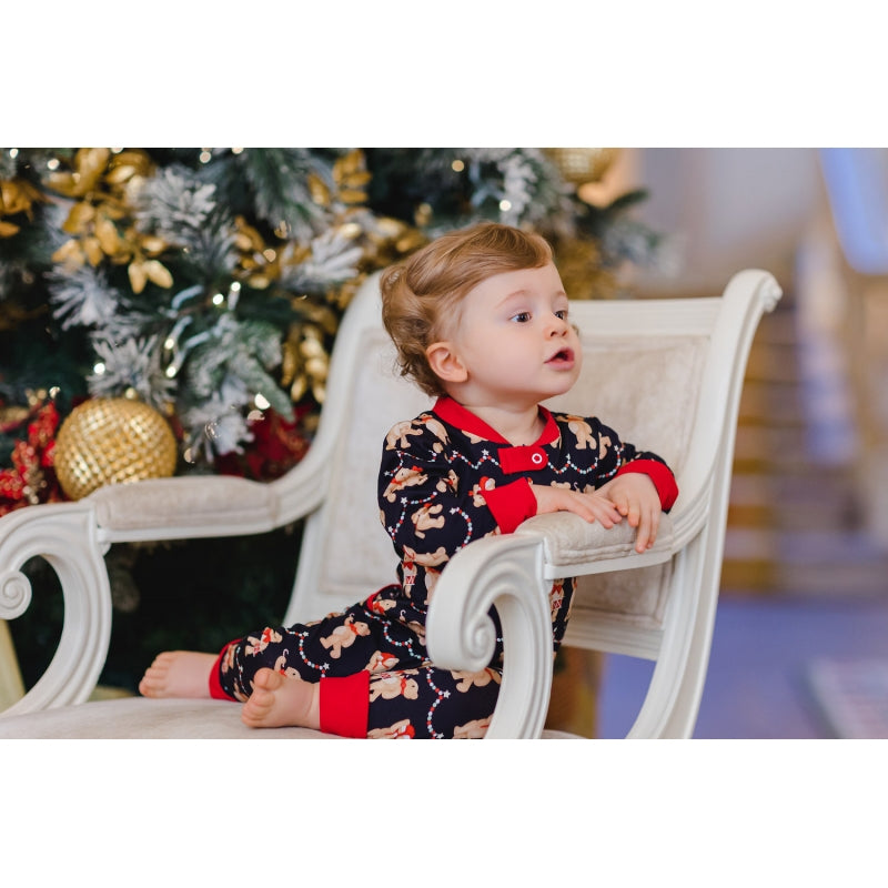 Pre-Order Sal & Pimenta Teddies Parade Baby Boy Pajama - Born Childrens Boutique