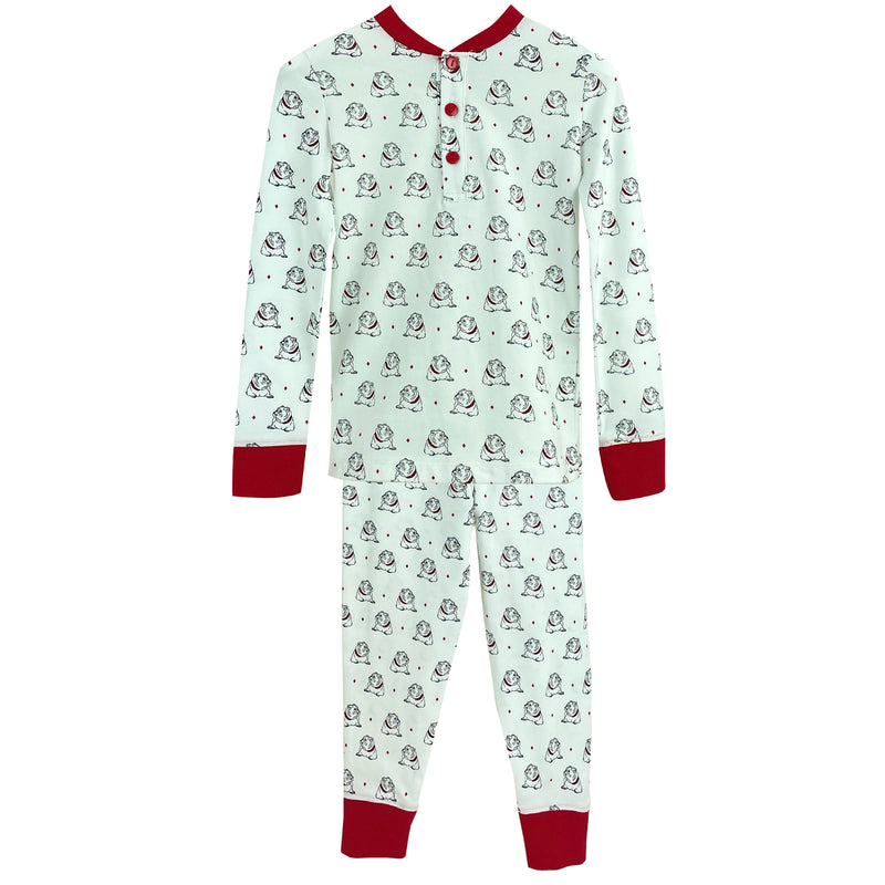 Bulldog Boy Pajamas Set - Born Childrens Boutique