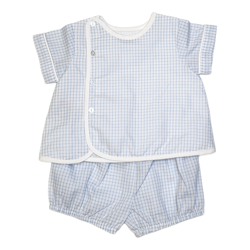 Baby Sen Blue Baylor Boy Bloomer Set - Born Childrens Boutique