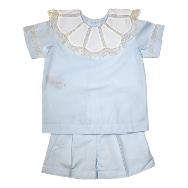 Phoenix & Ren Blue Chandler Short Set - Born Childrens Boutique