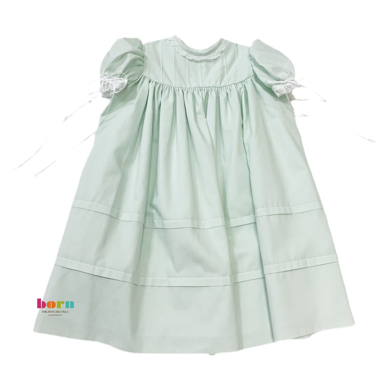 Heirloom Dress, Mint - Born Childrens Boutique