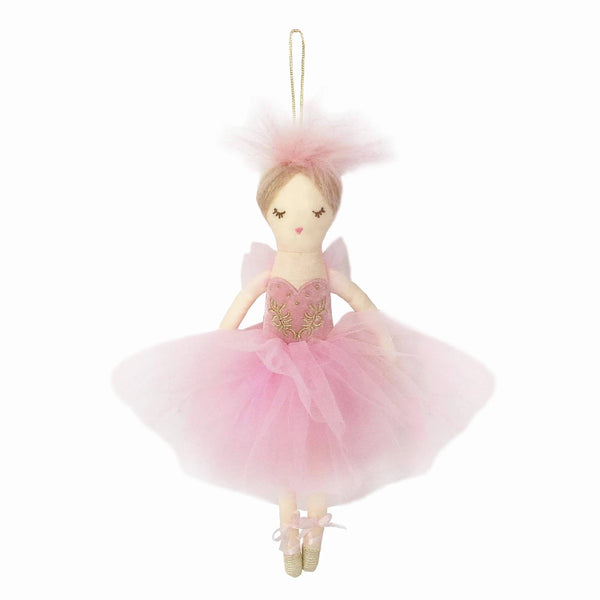 Nina Prima Ballerina Ornament - Pink - Born Childrens Boutique