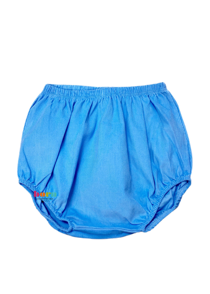 Corduroy Boy Diaper Cover Plain Sky Blue - Born Childrens Boutique