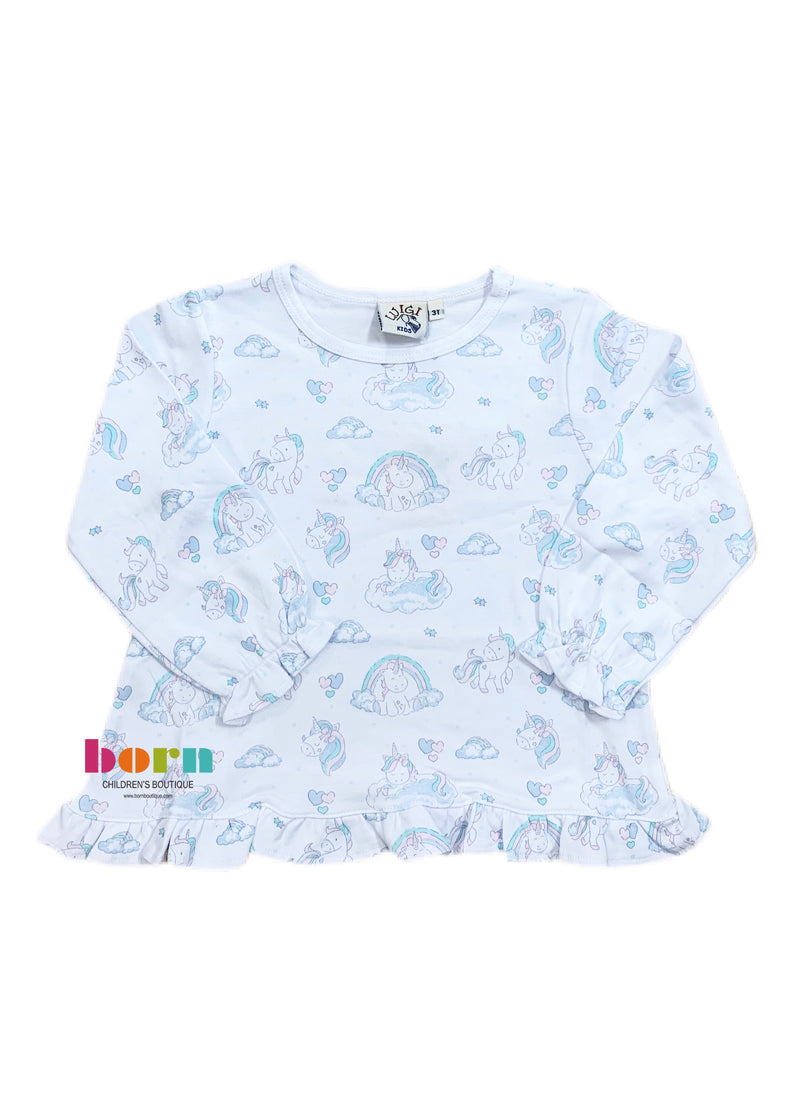 Swing Top Unicorn Print - Born Childrens Boutique