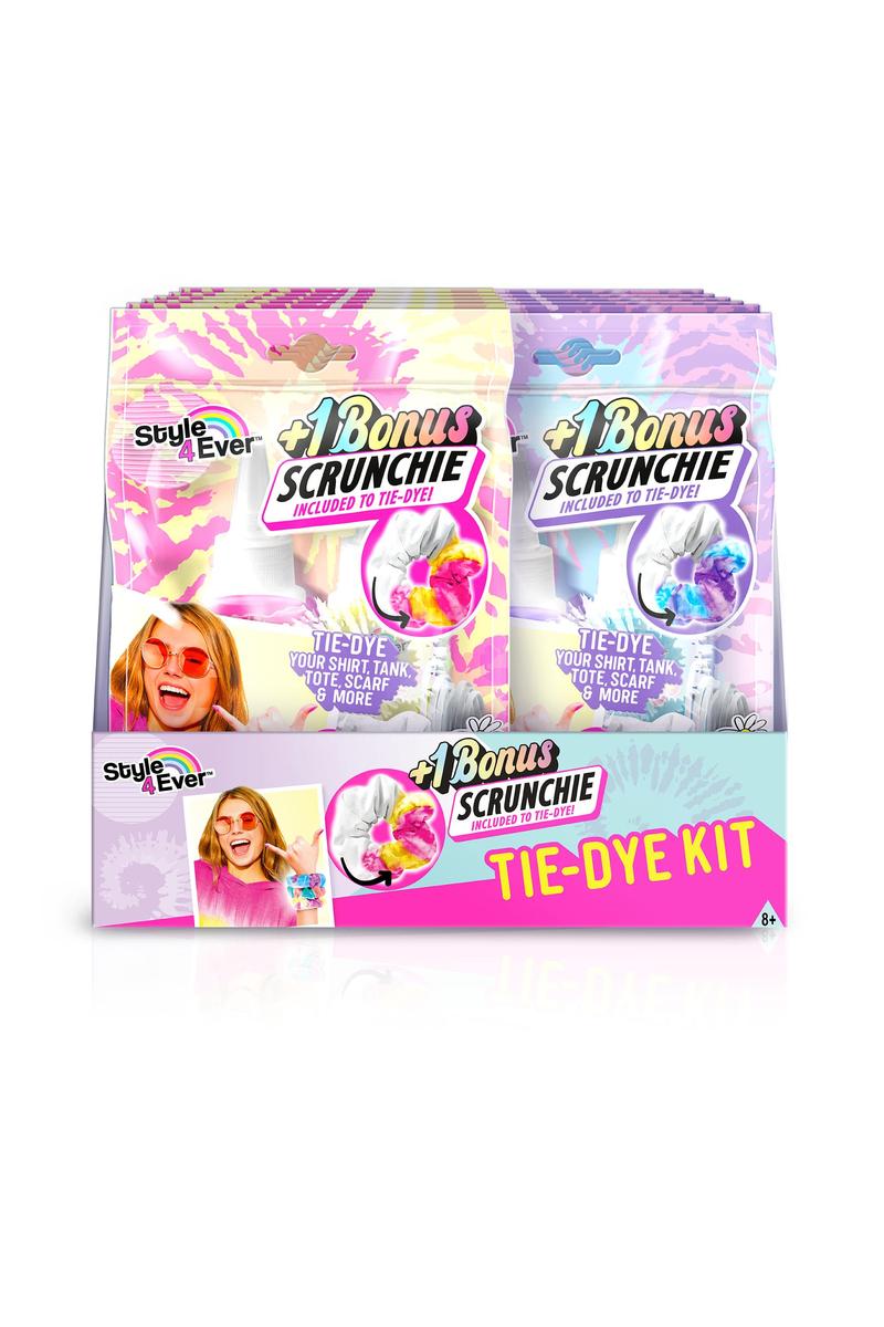 Tie Dye Scrunchie Kit, Purple - Born Childrens Boutique