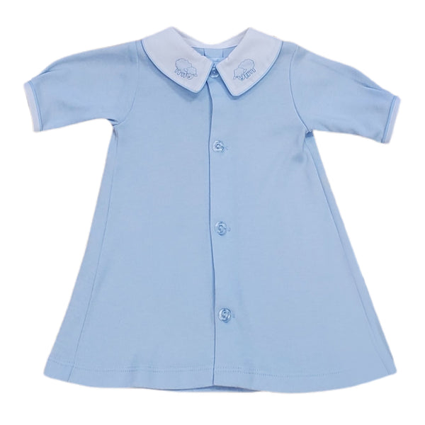 Auraluz Gown Blue Lamb - Born Childrens Boutique