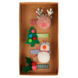 Festive Icon Hair Clips - Born Childrens Boutique