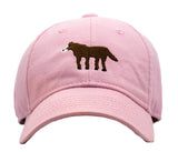 Kids Baseball Hat, Horse on Light Pink - Born Childrens Boutique