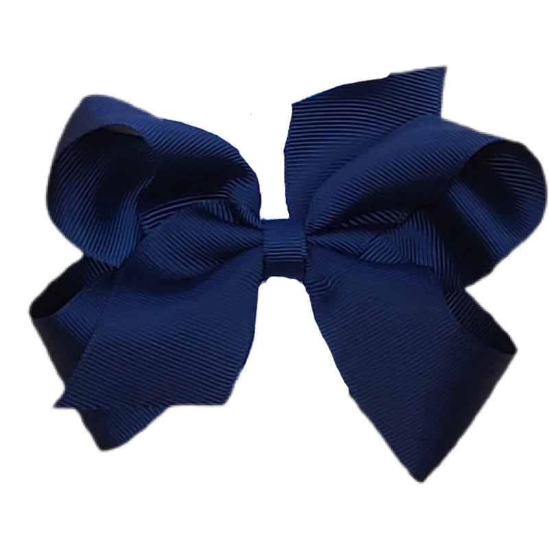Wee Ones Peacoat Bow - Born Childrens Boutique