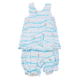 Lucy Sun Set Sea Salt Print - Born Childrens Boutique