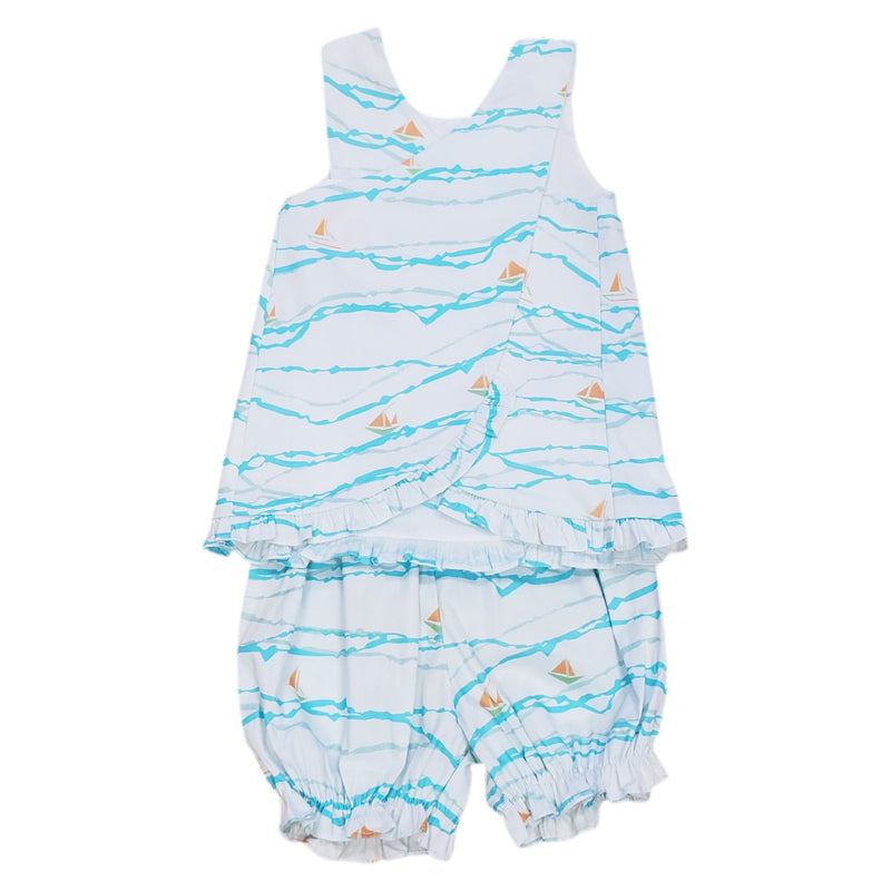 Lucy Sun Set Sea Salt Print - Born Childrens Boutique