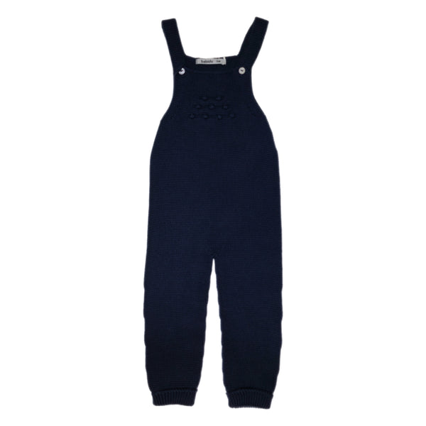 Knitted Overalls Navy - Born Childrens Boutique