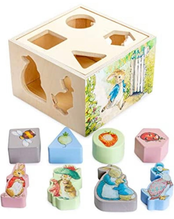 Beatrix Potter Wooden Shape Sorter - Born Childrens Boutique