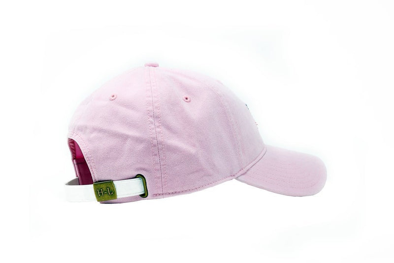 Kids Baseball Hat, American Flag on Lt Pink - Born Childrens Boutique