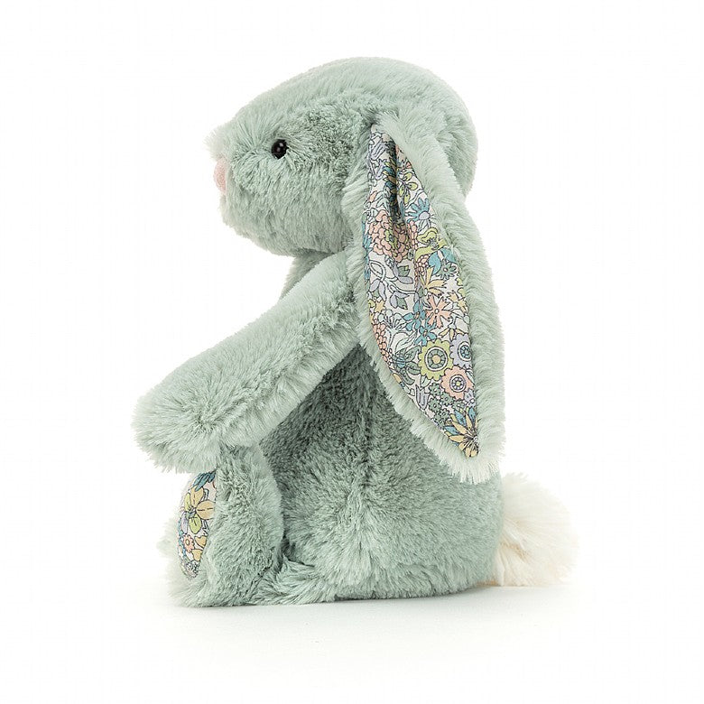 Jellycat Bashful Blossom Sage Bunny Small - Born Childrens Boutique
