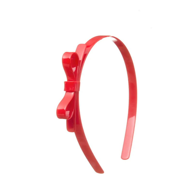 Thin Bow Headband - Red Fruit Stand - Born Childrens Boutique