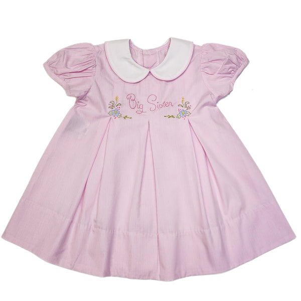 Remember Nguyen Pink Big Sister Reese Dress - Born Childrens Boutique