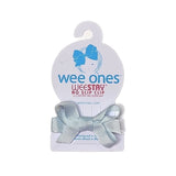 Wee Ones Blue Vapore Bow - Born Childrens Boutique