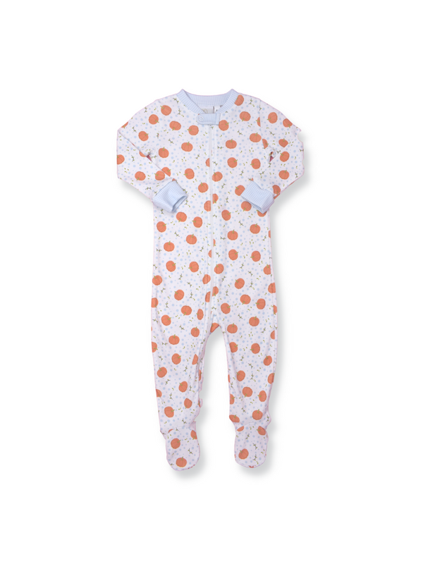 Pre-Order Once Upon A Time Onesie - Blue Pumpkin - Born Childrens Boutique