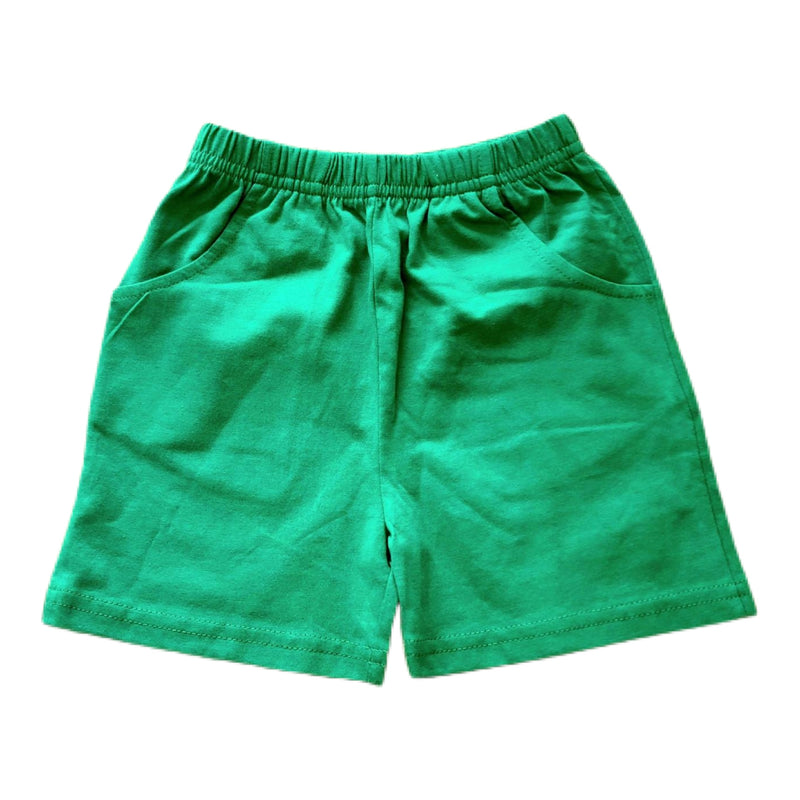 Mint Green Front Pocket Shorts - Born Childrens Boutique