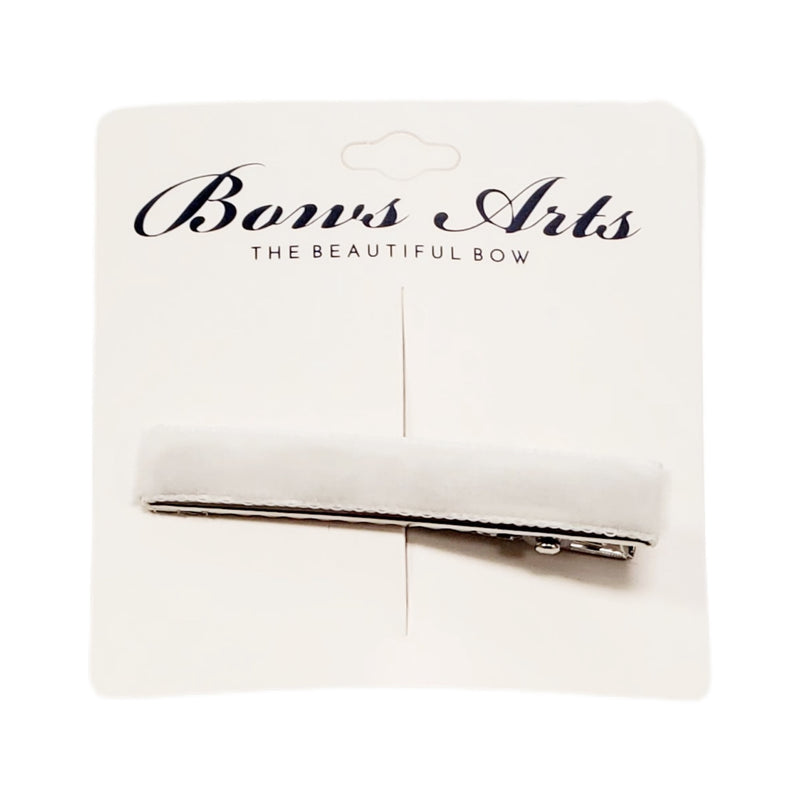 Velvet Bar Teeth Clip, White - Born Childrens Boutique