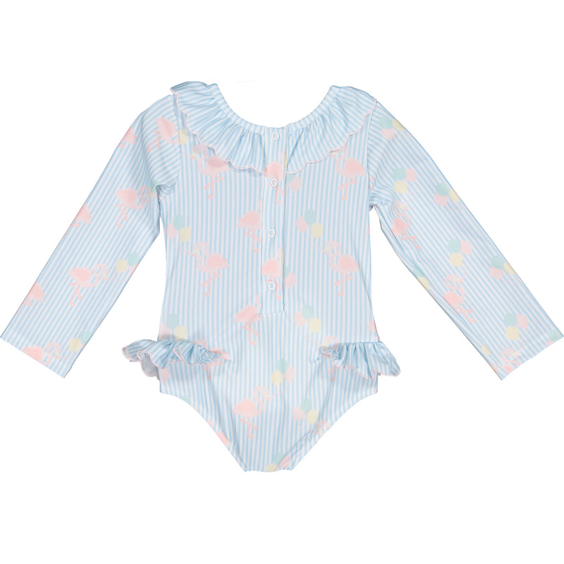 Party Flamingo Rashguard - Born Childrens Boutique