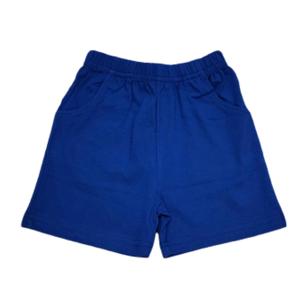 Royal Front Pocket Shorts - Born Childrens Boutique