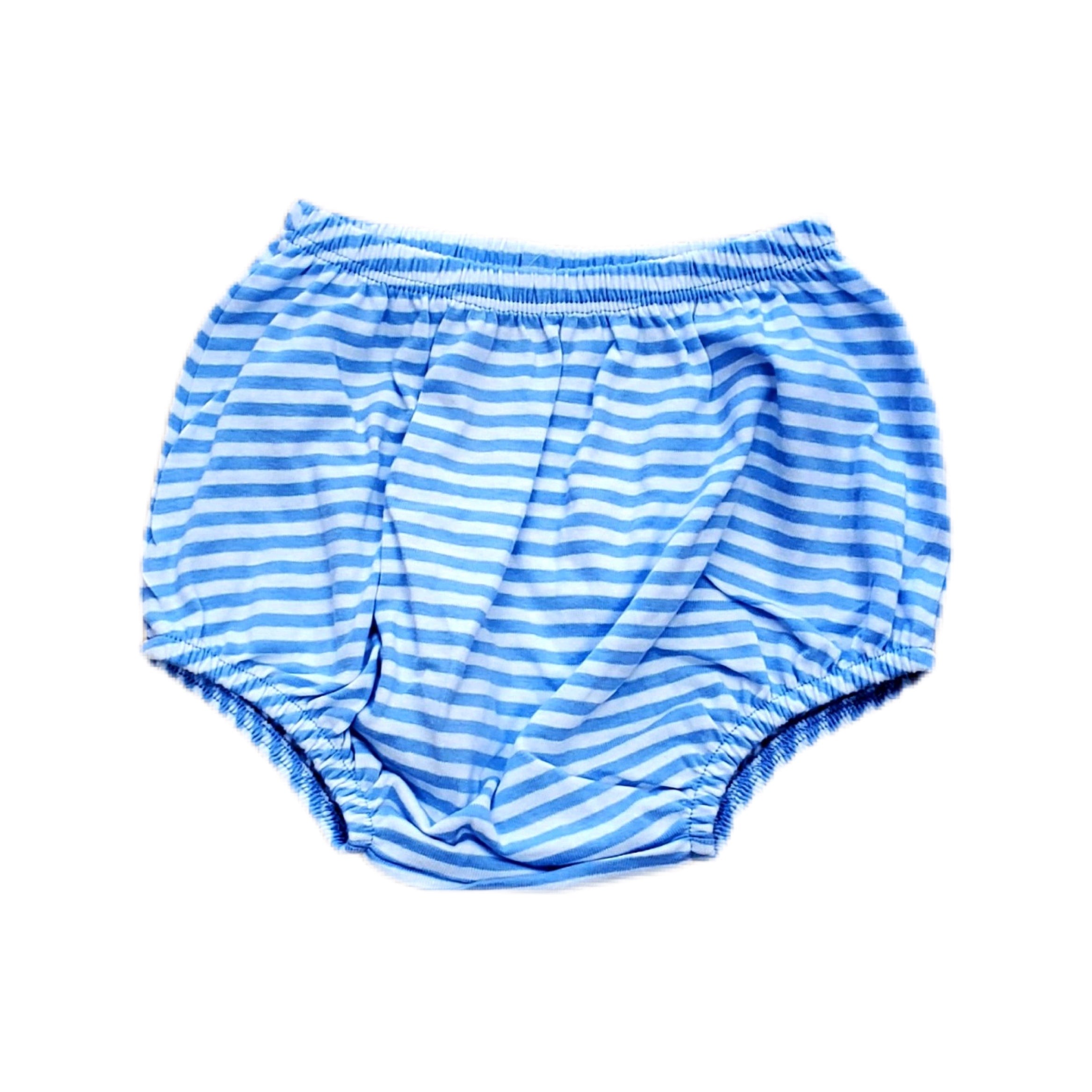 Boy Diaper Cover Sky Blue Stripe - Born Childrens Boutique