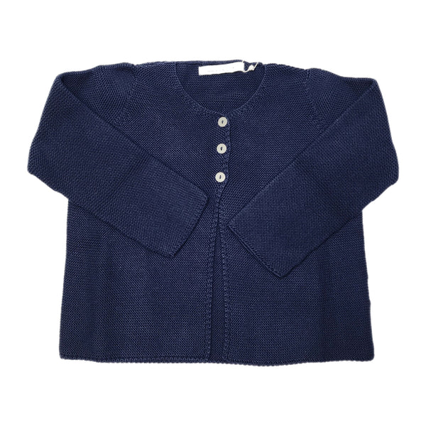 Navy Cardigan - Born Childrens Boutique