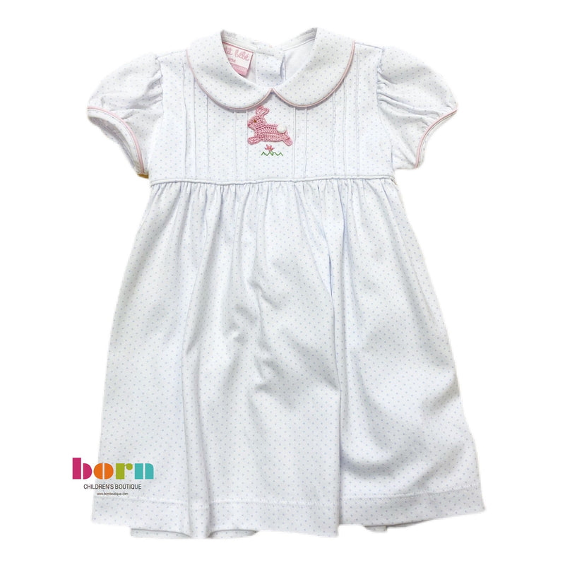 Hop Hop - Dress w/Collar - Born Childrens Boutique