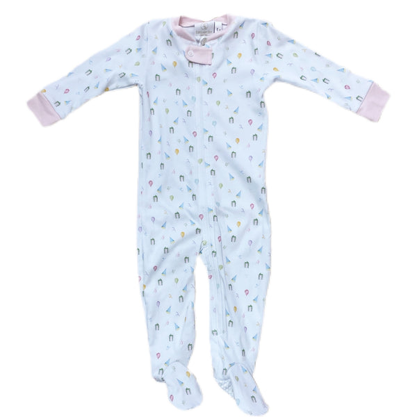Once Upon A Time Footie - Girl Party - Dream Big - Born Childrens Boutique
