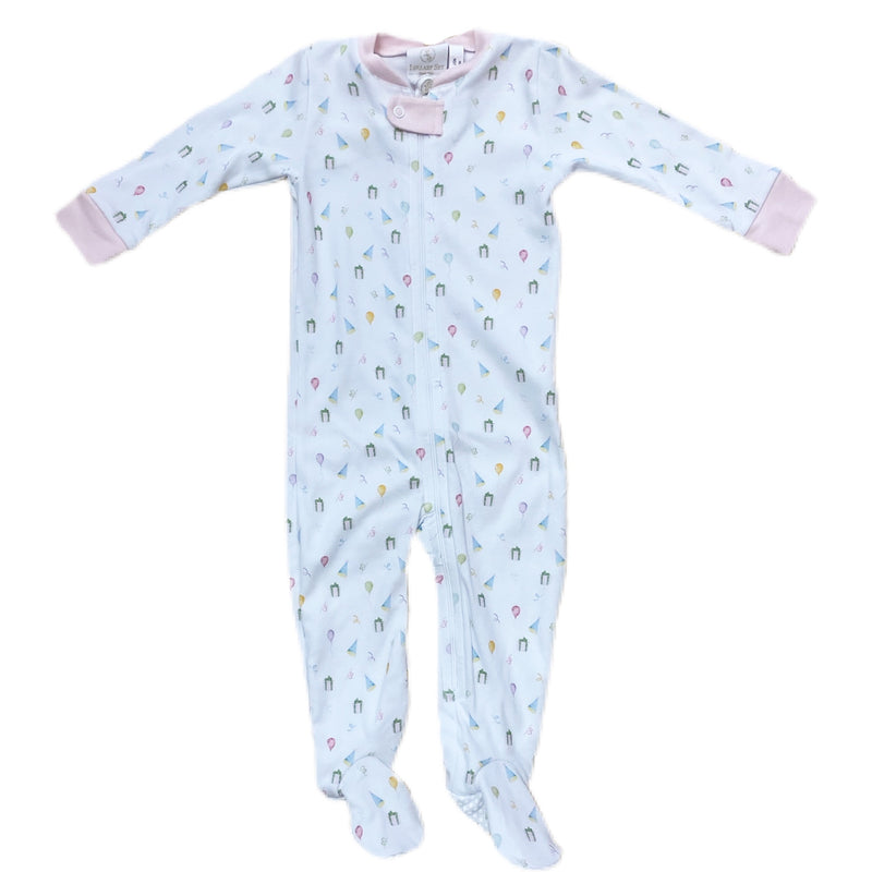 Once Upon A Time Footie - Girl Party - Dream Big - Born Childrens Boutique