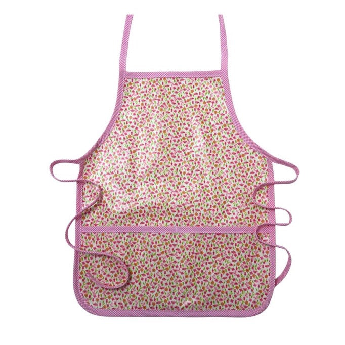 Laminated Apron, Flowers - Born Childrens Boutique